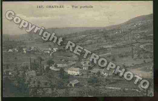 Ville de CHATEAU Carte postale ancienne