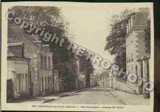 Ville de CHATEAUDULOIR Carte postale ancienne