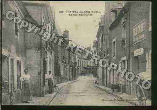 Ville de CHATEAUDULOIR Carte postale ancienne