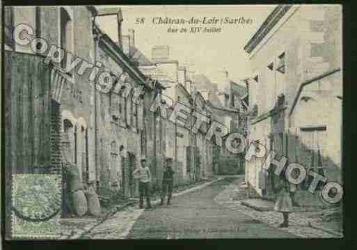 Ville de CHATEAUDULOIR Carte postale ancienne