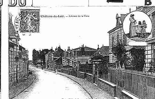 Ville de CHATEAUDULOIR Carte postale ancienne