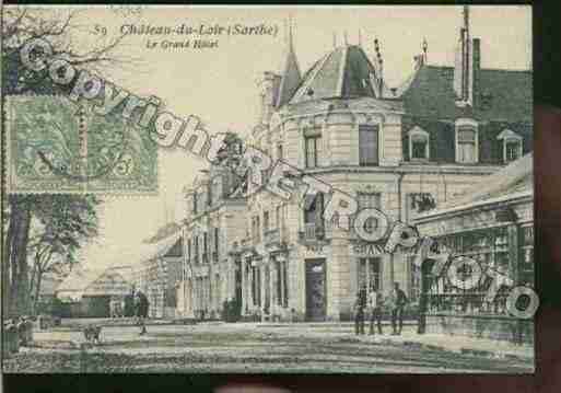 Ville de CHATEAUDULOIR Carte postale ancienne