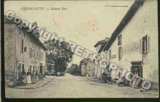 Ville de CHENELETTE Carte postale ancienne