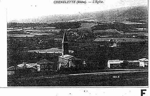 Ville de CHENELETTE Carte postale ancienne