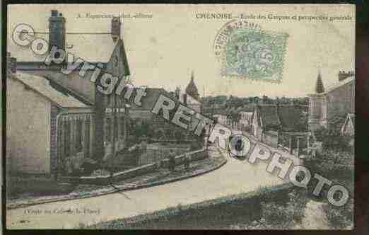 Ville de CHENOISE Carte postale ancienne