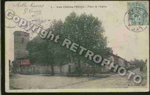 Ville de CHERES(LES) Carte postale ancienne