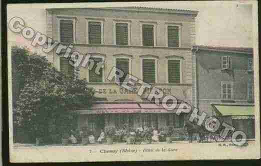 Ville de CHESSY Carte postale ancienne