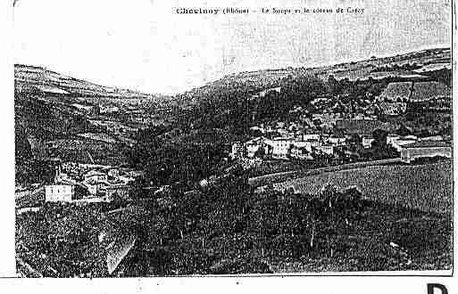 Ville de CHEVINAY Carte postale ancienne