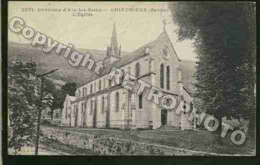 Ville de CHINDRIEUX Carte postale ancienne