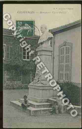 Ville de CHIROUBLES Carte postale ancienne