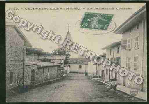 Ville de CLAVEISOLLES Carte postale ancienne