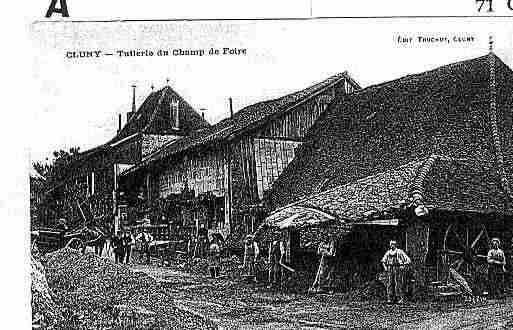 Ville de CLUNY Carte postale ancienne