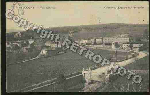 Ville de COGNY Carte postale ancienne