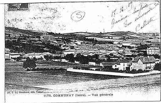 Ville de COMMUNAY Carte postale ancienne