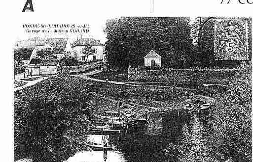 Ville de CONDESAINTELIBIAIRE Carte postale ancienne