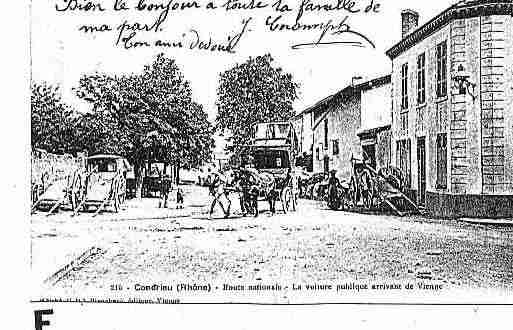 Ville de CONDRIEU Carte postale ancienne