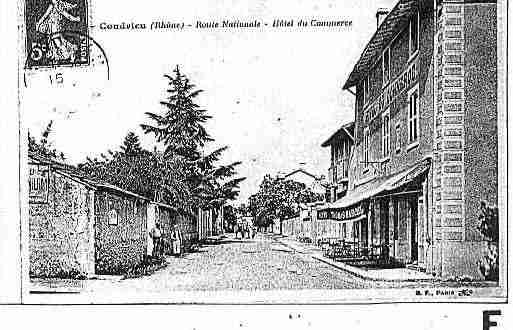 Ville de CONDRIEU Carte postale ancienne