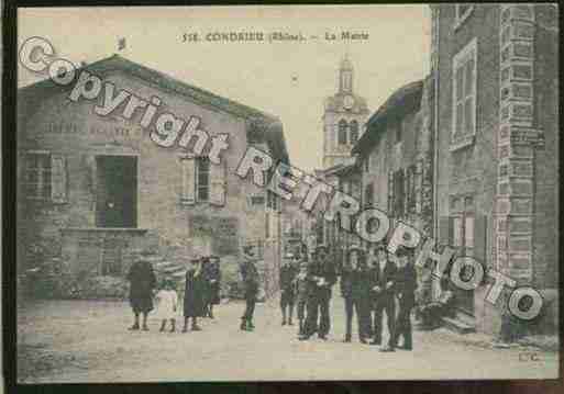 Ville de CONDRIEU Carte postale ancienne