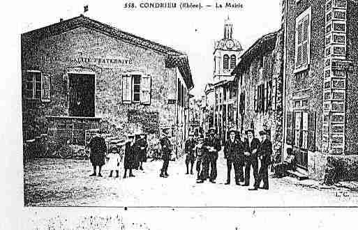 Ville de CONDRIEU Carte postale ancienne