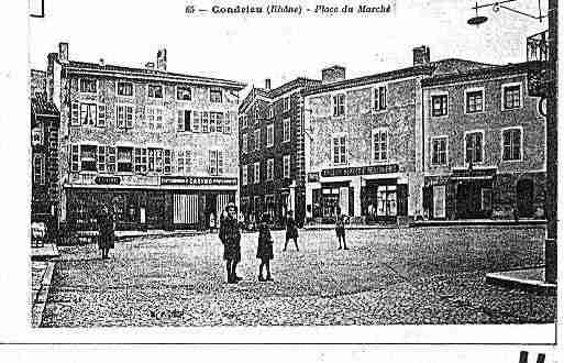 Ville de CONDRIEU Carte postale ancienne