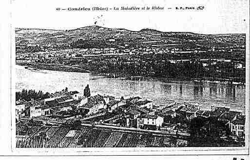 Ville de CONDRIEU Carte postale ancienne