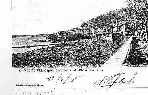 Ville de CONDRIEU Carte postale ancienne