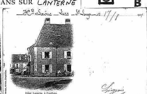 Ville de CONFLANSSURLANTERNE Carte postale ancienne