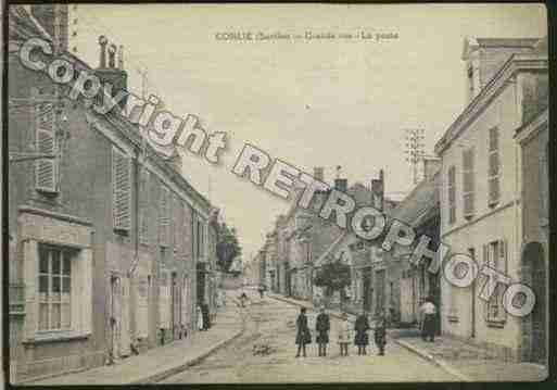 Ville de CONLIE Carte postale ancienne