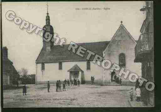 Ville de CONLIE Carte postale ancienne