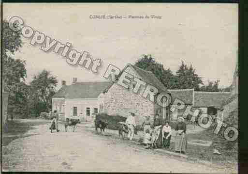 Ville de CONLIE Carte postale ancienne