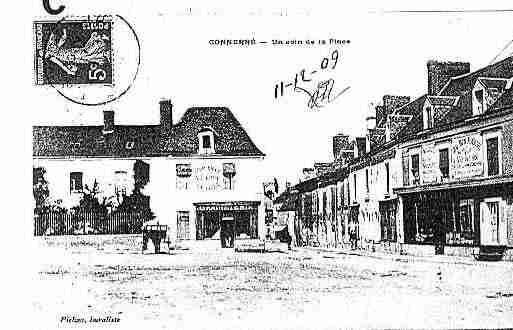 Ville de CONNERRE Carte postale ancienne