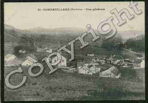 Ville de CORRAVILLERS Carte postale ancienne