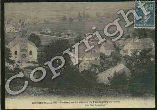 Ville de CORRAVILLERS Carte postale ancienne