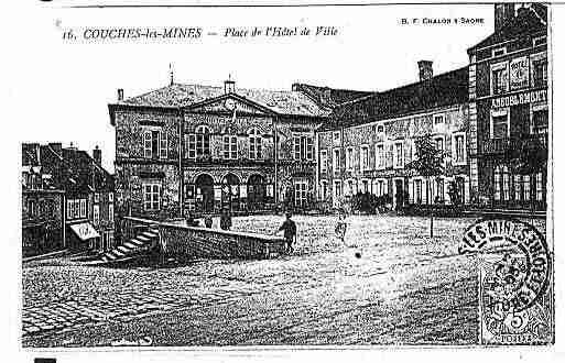 Ville de COUCHES Carte postale ancienne