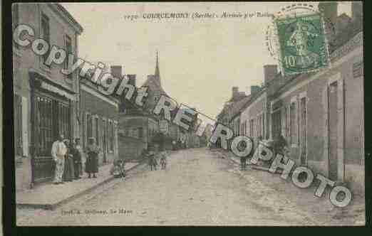 Ville de COURCEMONT Carte postale ancienne