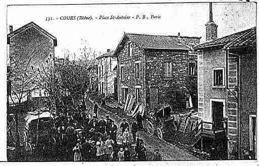 Ville de COURSLAVILLE Carte postale ancienne