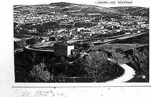 Ville de COURSLAVILLE Carte postale ancienne