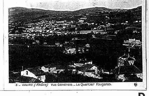 Ville de COURSLAVILLE Carte postale ancienne