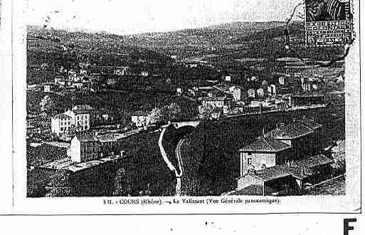 Ville de COURSLAVILLE Carte postale ancienne