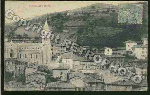 Ville de COURZIEU Carte postale ancienne