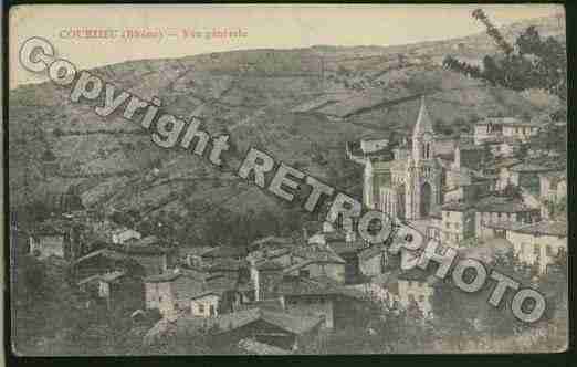 Ville de COURZIEU Carte postale ancienne