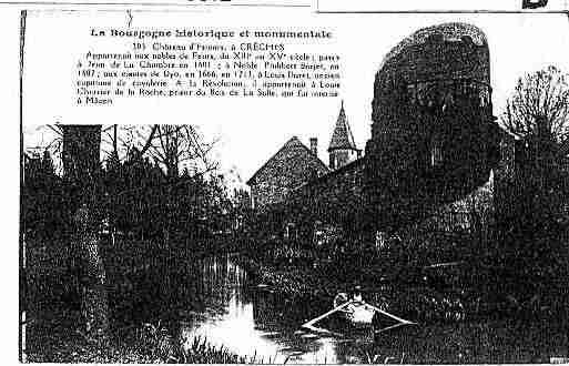 Ville de CRECHESSURSAONE Carte postale ancienne