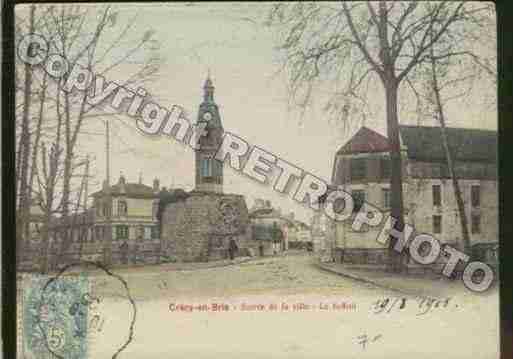 Ville de CRECYLACHAPELLE Carte postale ancienne