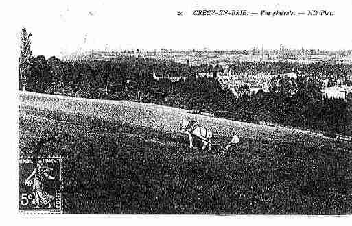 Ville de CRECYLACHAPELLE Carte postale ancienne