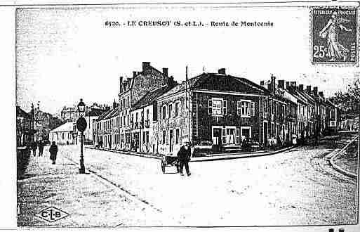 Ville de CREUSOT(LE) Carte postale ancienne