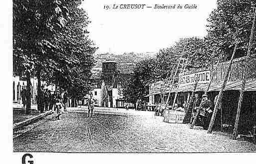 Ville de CREUSOT(LE) Carte postale ancienne