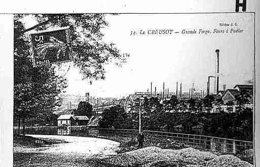 Ville de CREUSOT(LE) Carte postale ancienne