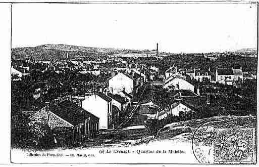 Ville de CREUSOT(LE) Carte postale ancienne