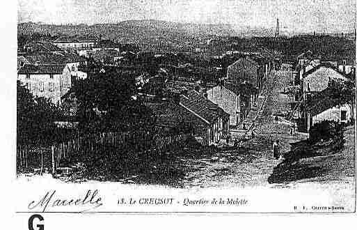 Ville de CREUSOT(LE) Carte postale ancienne