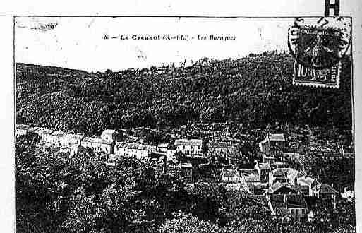 Ville de CREUSOT(LE) Carte postale ancienne